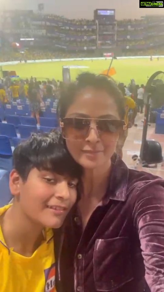 Simran Instagram - Wishing you all the strength, and determination to win today's match! Go #CSK 💛
