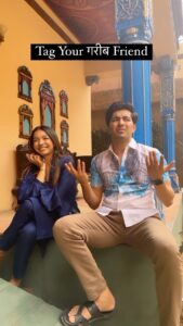 Simran Budharup Instagram - NO पैसे NO दुःख 

Tag your gareeb Friends🤣

#gareeb #friends #tag #funny #crazy #psychocouple #nologic #fun #bts #masti #onset #pandyastore #actor #follow