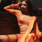 Simran Budharup Instagram - Ironically, It’s Looks Like I Can Handle My Pallu Better Than My Problems🤪🙈🧡 #love #fun #love #traditional #saree #beautiful #hair #makeup #lovemyself #aselflove #selfappreciation #cutest #follow #pandyastore #starplus #actor