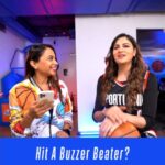 Simran Kaur Mundi Instagram - @ridhimapathak put @simrankaurmundi under the spotlight on the #NBAIndiaWeeklyShow edition of 'Make Your Pick' 🤩 PS: @harmansingha, @rohanshrestha, @varunsood12, what are your answers to the final question? 😅