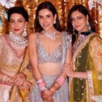 Simran Kaur Mundi Instagram - Doubt that either of us can pin point exactly when did we become the best of friends, guess the realisation seeped in when everyone started calling us the ‘inseparable awesome threesome’ and now over a decade later here we are❤️ Dearest Sonnalli A Sajnani, Our hearts are so full right now. Seeing you get married was an emotional moment (tears of joy, now a mandate😜) and a lot of hard-work (Brides maid duties) and special mention to how Stunning & Ethereal you looked🥰 uuf! (Our jija sahab is a lucky man😉) Last few days have been an emotional roller coaster and now looking forward, we wish this new journey brings you a lifetime of happiness and the family love fulfills you for now and forever❤️ #bff #bffwedding #happilymarried #bestwishes #love #bffgoals