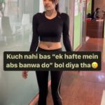 Simran Sharma Instagram – @ your trainer😂😂 

#trendingreels #feelitreelit #gym #fitness #comedy #loveonreels #loveitreelit