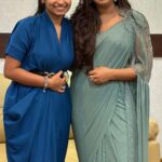 Sivaangi Krishnakumar Instagram - With “The Voice” which inspired me to become a singer🥹 I have tried to see her many times for years, asked so many people related to her for her glance , wanted to go to her place and see her for once and it all didnt happen just to be blessed with this moment in my hometown😭 and all those words about me and acknowledgement from the person you have been idolising your whole life🥺 I dont know what I did to deserve this blessing . Getting a compliment as “Battery Charger “ from my Battery Charger since childhood 🥹 what more does a singer want ?wanted to speak my heart out to her but I became so numb seeing her ! What a blessed evening ..listening to her songs all the time in earphones to witnessing the same in real hits hardddd! How divine😭🥺 what an amazing end to the year🥰 @shreyaghoshal mam the OG!!!❤️❤️ will always be my inspiration even if I reach somewhere she will be my idol till the end❤️ VC @djgowthamofficial @noiseandgrains Thankyou @noiseandgrains @karya2000 for bringing her and also for this moment 🥺
