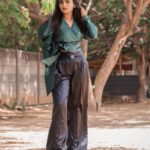 Sivaangi Krishnakumar Instagram - Ninja feels😌♥️ Styled by @anushaa13 Wearing @themudy.official Makeup @arupre_makeup_artist Photo @raghul_raghupathy Retouch @retouch_by_gokul