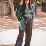 Sivaangi Krishnakumar Instagram - Ninja feels😌♥️ Styled by @anushaa13 Wearing @themudy.official Makeup @arupre_makeup_artist Photo @raghul_raghupathy Retouch @retouch_by_gokul