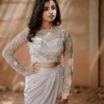 Sivaangi Krishnakumar Instagram – Its Okay! 🤍
Wearing @gegonian @anushaa13 
Makeup @arupre_makeup_artist 
Photography @pugazhhhh