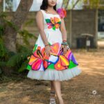 Sivaangi Krishnakumar Instagram – Hi🌸❤️
Handpainted dress from @styl_chennai 
Makeup @arupre_makeup_artist 
Photos @crackjackphotography thankyou for the last min shoot bro😬
#cookwithcomali