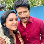 Smruthi Venkat Instagram - Meet Vivek and Anandhi from vadhandhi ✨ Watch vadhandhi on @primevideoin @iam_sjsuryah @andrewxvasanth @pushkar.gayatri @wallwatcherfilms @sanjkayy @laila_laughs #Nassar @saravanandp @simonkking @editorrichardkevin.a @arunvenjaramoodu00 @gowthamselvarajoffl @guha812 @subhaskaar @actor_vivekprasanna @kumaran_thangarajan