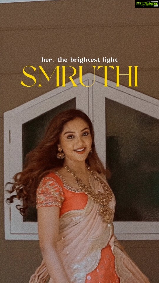 Smruthi Venkat Instagram - For the one with the most dazzling personality @smruthivenkatofficial ✨ #instagram #instafeed #explorepage✨ #fyp #instareels #reelkarofeelkaro #reelsinstagram #reelitfeelit #tamilreels #tamil #trendingaudio #trendingreels #beauty #love #smruthivenkat #viralvideos #reelsofinstagram #vilambaraidaiveli #vintage