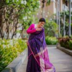 Sneha Instagram - Saree never goes out of style! Blouse n saree designed @geetuhautecouture Saree @thenmozhidesigns Hair @vijiknr Pics@ashokarsh #sareelove #mystyle #purplesaree #sneha #geetuhautecouture #beyourself