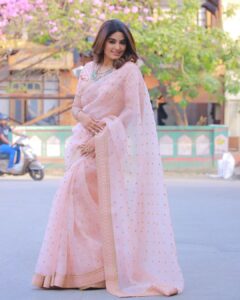 Sneha Instagram - Happy bhogi !! May all negativity be eliminated, may this bhogi bring a lot of positivity and great things to all my dearest.

@samyakksarees 
@kalasha_finejewels 
@clicks_by_ajay 
@rajesh_chinchili 

#sareelove #bhogifestival #lovewatudo💕 #festival #etvtelugu #mrnmrs #pinksaree
