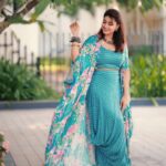 Sneha Instagram - Don't wait for the perfect moment, take the moment and make it perfect !!! @geetuhautecouture @geetunaidu03 @ashokarsh @vijiknr @vyshalisundaram_hairstylist @sonalfashion @crowneplazachn #designerwear #bluedress #fashion #juslove #sisterlove❤️ #fashionlover