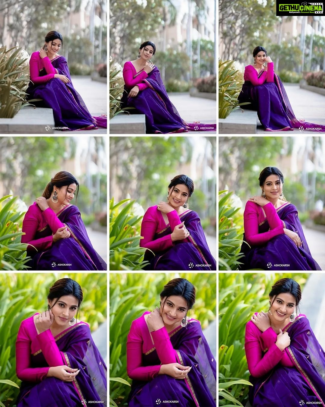 Sneha Instagram - “Elegance is timeless. It withstands trend; It withstands the commercialization of what fashion and style have become.” – Zac Posen . For more details: www.ashokarsh.com