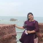 Sneha Sreekumar Instagram - At Bekalfort 😍 #reelsinstagram #reelsinsta #reelsupload #reelsupload #reelsvideo❤️ #bekalfort Bekal Fort Beach