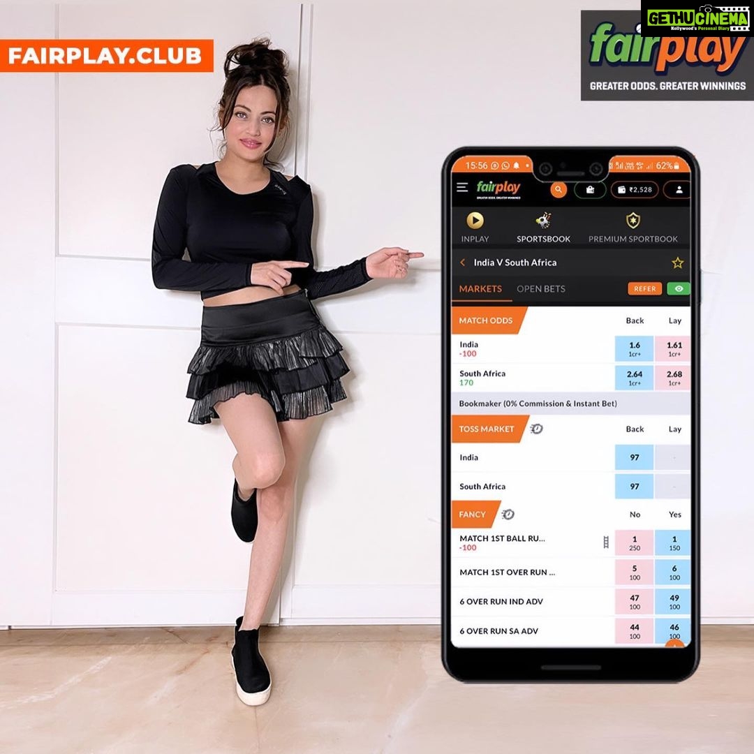 Sneha Ullal Instagram - Use affiliate code SNEHA300 for a 300% bonus on your 1st and 2nd deposit + 15% weekly lossback bonus this entire Asia Cup only on Indiaโs ๐ฎ๐ณ most trusted betting exchange ๐ธ ๐ฐ Greater odds = Greater profits ๐ฐ Cricket, football, tennis and 30+ premium sports AND live cards and casino games ๐ฐ Instant withdrawals ๐ฐ loyalty program bonuses upto 6% ๐ฐ20% average monthly bonus on wallet amount ๐ฐ 15% Referral bonus on every deposit! Get, set, bet and WIN! ๐ค๐ค @fairplay_india #fairplayindia #safesportsbetting #asiacup #indiapakistan #indpak #asiacup2022 #sportsbettingindia #betnow #winbig #sportsbook #onlinebettingid #bettingid #cricketbettingid #livecasino #livecards #bestodds #premiummarkets #safebet #bettingtips #cricketbetting #exchangeodds #profits #winnings #earnnow #winnow #t20cricket #t20 #getsetbet #bonus #indiavspakistan