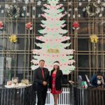 Sneha Ullal Instagram - Had a lovely Christmas brunch at @radissonblumumbaiairport hosted by the General Manager Mr Vishal Kapoor.Had to get this picture clicked to put in focus that unique Xmas tree behind me,its made from waste wood.Upscaling as we care” is what the hotel swears by.The chefs took extra care and provided for me a separate vegan menu and for dad a diabetic one,which always means a lot to me.The hospitality at @radissonblumumbaiairport was perfectly warm and polite and not just because I’m a celebrity but to all the guest which is how it should be.So thank you.🙏🎄❤️.Merry Xmas & a happier New year to you all. Radisson Blu Mumbai International Airport