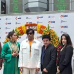 Sneha Ullal Instagram – It was an honour.Thank you @nseindia for letting us ring that auspicious bell on our release day.Love you Lokhtantra in cinemas today. #snehaullal
@isha_konnects @ravikishann @kingaliasgar @ameetkumarbollywood @zurichmediahouse NSE India