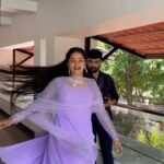 Snehan Instagram - 😝Mannichidunga torture pnren ungalalam 🙈 @kavingarsnekan Kannika coustume @akira_the_couture__ 👗 #love #lovequotes #loveislove #loveyou