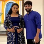 Snehan Instagram - Love you kannama❤ Kannika coustume @akira_the_couture__ Snekan coustume @designed_by_sindhu