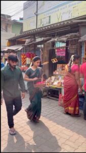 Snehan Instagram - 🌿 Mangadu kamachi amman kovil 🙏 #mangadu #love #valantinesday #lovers #lovequotes #loveyou #lovemarriage #lovestatus #livemusic #lovesongs #lover #lovestory #lovelife #reels #instagood #instagram #hubby #husband