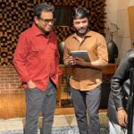 Snehan Instagram – Last night recording time 🎹🎼🤞🏻amazing human being @arrahman  sir 🥰 we love you lot 
and thanks a lot #directorkrishna sir 💐