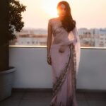Sobhita Dhulipala Instagram - ♥️ to @manishmalhotra05 for custom making the prettiest pink saree I got to wear last night in Chennai for PS2 trailer and audio launch! Styling by @ekalakhani @team___e Hmu @shraddhamishra8 Photographs by the lovely @thestoryteller_india
