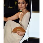 Sobhita Dhulipala Instagram - Kurup World premiere, Dubai 11th November 2021 Clothing by @sabyasachiofficial Jewellery by @sabyasachijewelry Shoes - #CLxSabyasachi @louboutinworld @beezsharma @george_p_kritikos Dubai, UAE