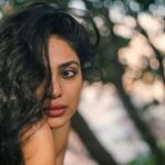 Sobhita Dhulipala Instagram – Chasing squirrels and focusing on not falling off the cliff with @sharonedp lol