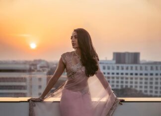 Sobhita Dhulipala Instagram - ♥️ to @manishmalhotra05 for custom making the prettiest pink saree I got to wear last night in Chennai for PS2 trailer and audio launch! Styling by @ekalakhani @team___e Hmu @shraddhamishra8 Photographs by the lovely @thestoryteller_india