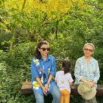Soha Ali Khan Instagram – Laburnum and mum 🌼 #butterflypark Asola Bhatti Wildlife Sanctuary
