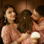 Soha Ali Khan Instagram – Wishing you a joyful Eid filled with happiness peace success and good health!! ❤️ #eidmubarak @kadamajay