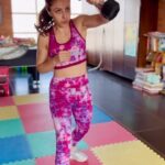Soha Ali Khan Instagram – I don’t know about the eye of the Tiger but I hope I have his strength and stamina! #fitnessgoals #workout