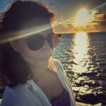 Soha Ali Khan Instagram - The sky broke like an egg into full sunset, and the water caught fire - Pamela Hansford Johnson. #sunset