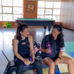 Soha Ali Khan Instagram – It’s always fun to work out with a friend – so same time tomorrow @radhika_nihalani ? #gymmotivation #gymbuddy @maheshfitnessclub
