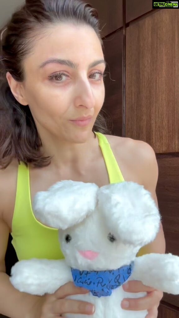 Soha Ali Khan Instagram - The easter bunny and I both needed to work off some of the excesses of the weekend … #happyeaster #postholidayworkout
