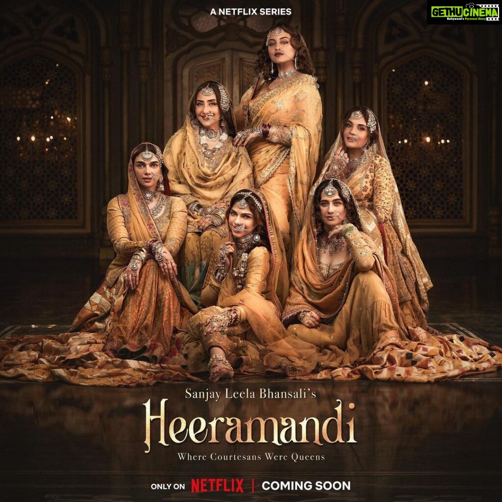 Sonakshi Sinha Instagram - Are you ready to witness the charms of #Heeramandi? Coming soon, only on @netflix_in #SanjayLeelaBhansali @bhansaliproductions @prerna_singh6 @m_koirala @aslisona @aditiraohydari @sharminsegal @therichachadha @iamsanjeeda @mitaksharakumar @snehil.dixit.mehra @netflix_in @sudeepchatterjee.isc @limaye.mahesh   @rimpleandharpreet  @subratachakraborty706 @amitsray @damakeuplab @shreyaspuranikofficial