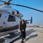 Sonakshi Sinha Instagram - Stylist: what new prop can we use for pictures today? Me: helicopter chalega? 😂😂 #Dahaadonprime