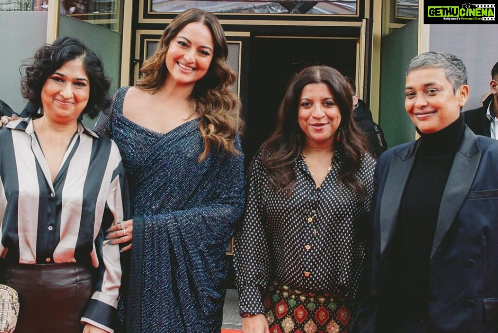 Sonakshi Sinha Instagram - @berlinale!!! WHAT and experience and SO many firsts… my first time working with this incredible bunch of people, my first time at a film festival and of course my first series!! What an overwhelming response after the screening!!! I am SO grateful this happened… thank you @reemakagti1 @zoieakhtar for trusting me with Anjali Bhaati - shes my favvvvv 😍 @itsvijayvarma #RuchikaOberoi @gulshandevaiah78 @shah_sohum @tigerbabyofficial @excelmovies Berlinale - Berlin International Film Festival