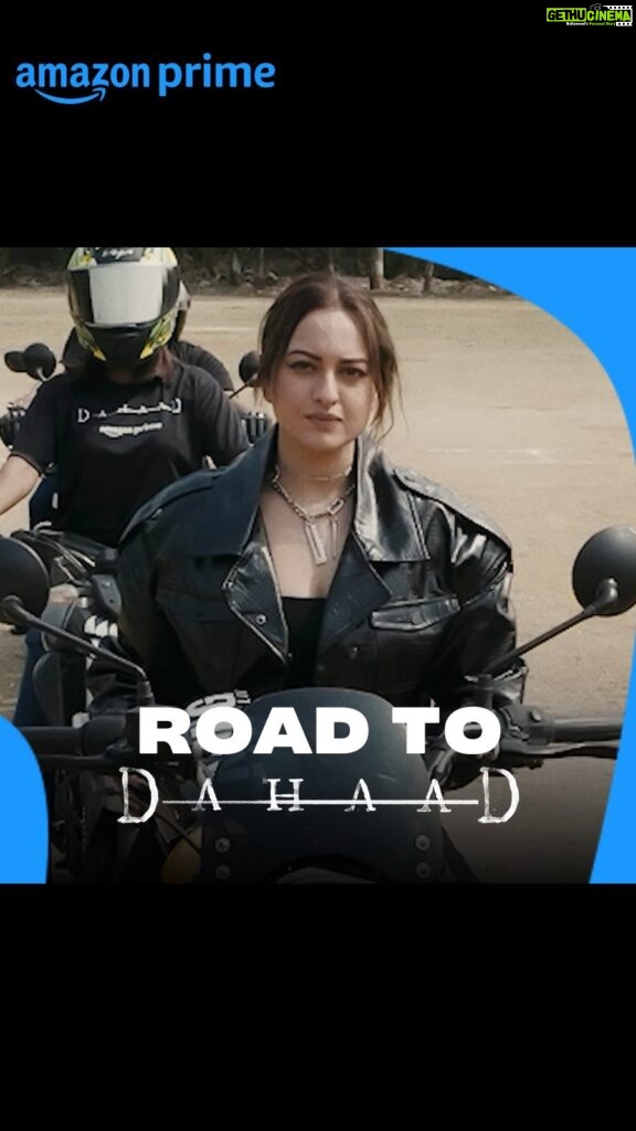 Sonakshi Sinha Instagram - roaring and riding Loud! 🏍️ #DahaadOnPrime, May 12