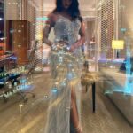 Sonal Chauhan Instagram - Blur….. 🧊 . . . . . . . . . . . . . . . . . . . . . . . . . . . . . . . . Hair @shefali_hairstylist.81 Dress @goia.dress Styled by @shru_birla #love #sonalchauhan #december