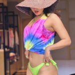 Sonal Chauhan Instagram - 👒🦄 . . . . . . . . . . . . . . . . . . . . . . . . . #love #pool #sonalchauhan #gold #weekend