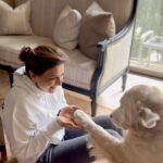 Sonali Bendre Instagram – My fur-ever happy space… #LilMissIcy ❤️❤️
#PetMom