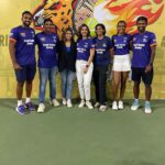 Sonali Bendre Instagram – 12 hours… in and out of Pune, but what a great experience to be on the home ground of @punejaguars!! 

The matches were live and it was so good to see the team play so well! 🎾💪🏼
@arjunkadhe @rutujabhoosale @vijaysundarprashanth 
And @radhitennis you are such an amazing mentor to them! 

Thank you for a wonderful time @tennispremierleague @punitbalan @janhavi.dhariwal.balan 😃

Super proud to have seen the journey of our team in the last 4 years 🙌🏼
Congratulations @kunalthakkur and @mrunaljainofficial onwards and upwards! 🥰
.
.
.
#reels #reelsinstagram #reelitfeelit #instagood #instadaily #recap #tennis #court