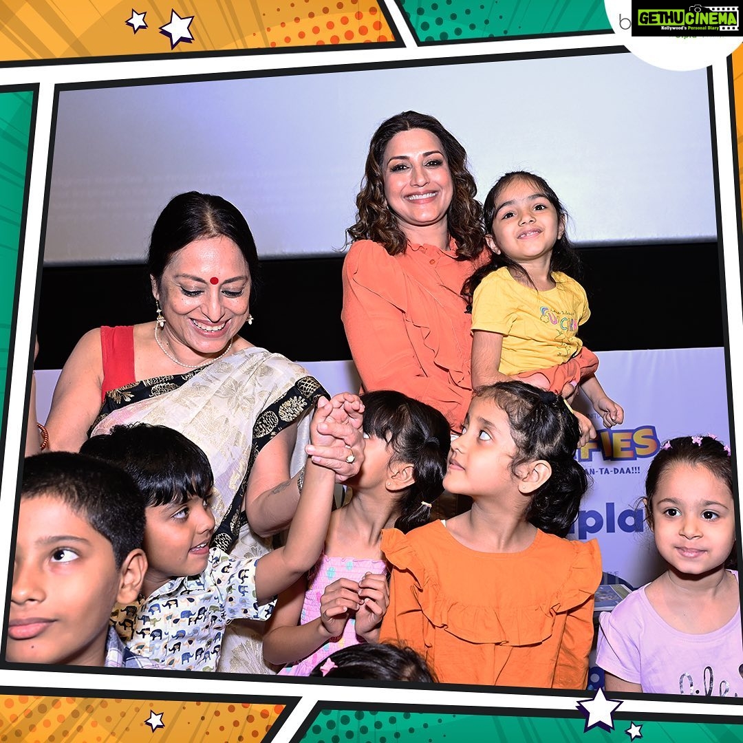 Sonali Bendre Instagram - Here’s a petition for all the parents… let's make sure our children breathe easy and stay healthy. I was glad to be a part of the 'Tuffies' campaign by @officialcipla and @breathefreeworld, and it struck me how crucial it is to spread awareness about respiratory care and how they can help children to #BeATuffie. Let's make sure our little ones grow up to be healthy and happy! Join us in the mission by entering into the world of Tuffies! Click the link in their bio @breathefreeworld to know more. Disclaimer: http://bit.ly/3aVP1D9 T&C Apply. #TuffiesLaunch #BeATuffie #TuffiesComic #Tuffies #TuffiesTeam #IAmATuffie #RespiratoryCare #AwarenessInitiative #BreatheThinkCipla #AsthmaAwareness #Vicky #Mini #Gullu