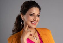 Sonali Bendre Instagram - Behind the lens on Monday, in the spotlight on Wednesday, and on your television screens on Saturday and Sunday…😋🩷 #IndiasBestDancer