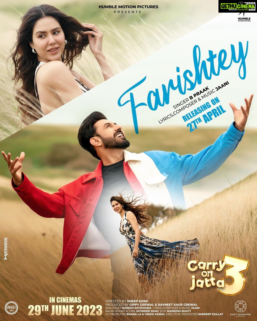 Sonam Bajwa Instagram - Get ready for the season of love💞 #Farishtey releasing on 27th April 🤗 Singer - @bpraak Lyrics,Composer,Music - @jaani777 @gippygrewal @sonambajwa @binnudhillons @ghuggigurpreet @jaswinderbhalla @smeepkang @nareshkathooria @karamjitanmol @iamshindagrewal_ @jatindershah10 @ikavitakaushik @officialnasirchinyoti @harbysangha @bnsharma_official @officialrupinder_rupi @ravneetgrewalofficial @humblemotionpictures @carryonjattamovie @maneeshbhattofficial @amardeepsgrewal @amneetkgrewal @mannatc @eastsunshineproductions @bhana_l.a @vinodaswal13 @hardeepdullat13 @mehtaman_ @romaana44 @munishomjee @omjeegroupofficial @arvindchoreographer @rohitdhimaneditor