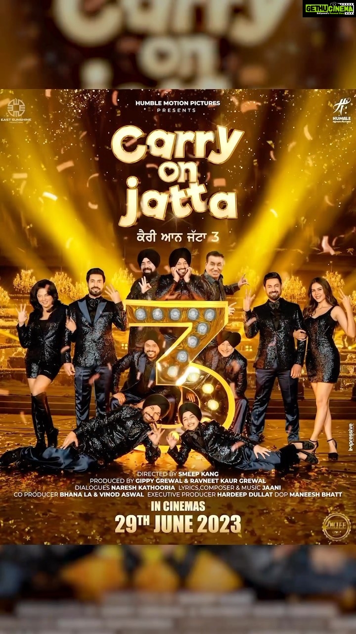 Sonam Bajwa Instagram - Carry on Jatta 3 teaser coming soon ….. #Carryonjatta3 in cinemas on 29th June 2023 @gippygrewal @sonambajwa @binnudhillons @ghuggigurpreet @jaswinderbhalla @smeepkang @nareshkathooria @karamjitanmol @iamshindagrewal_ @bpraak @jaani777 @ikavitakaushik @officialnasirchinyoti @harbysangha @bnsharma_official @officialrupinder_rupi @ravneetgrewalofficial @humblemotionpictures @carryonjattamovie @maneeshbhattofficial @amardeepsgrewal @eastsunshineproductions @bhana_l.a @vinodaswal13 @hardeepdullat13 @mehtaman_ @munishomjee @omjeegroupofficial @arvindchoreographer @rohitdhimaneditor