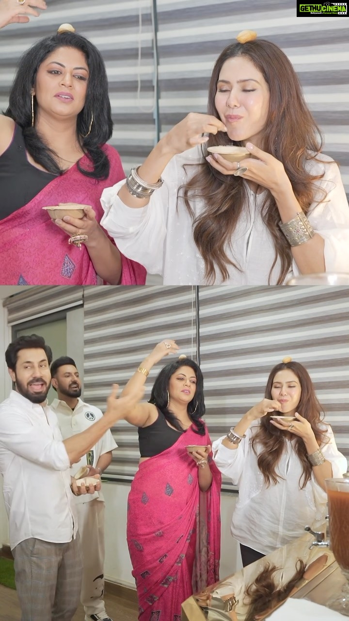 Sonam Bajwa Instagram - Boys vs Girls of Carry on Jatta 3 , Golgappe competition 😂 😂😂😂😂 Any guesses who won??? Carry on Jatta 3 in Cinemas on 29th June 🤍
