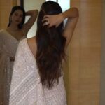 Sonam Bajwa Instagram - Still not over this beautiful Sari by @anjulbhandari 💛 Hair @hairbyharrybajwa Makeup n styling by me