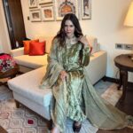 Sonam Bajwa Instagram - Wearing @kritikadawarofficial Hair @hairbyharrybajwa Make up n styling by me 🤎
